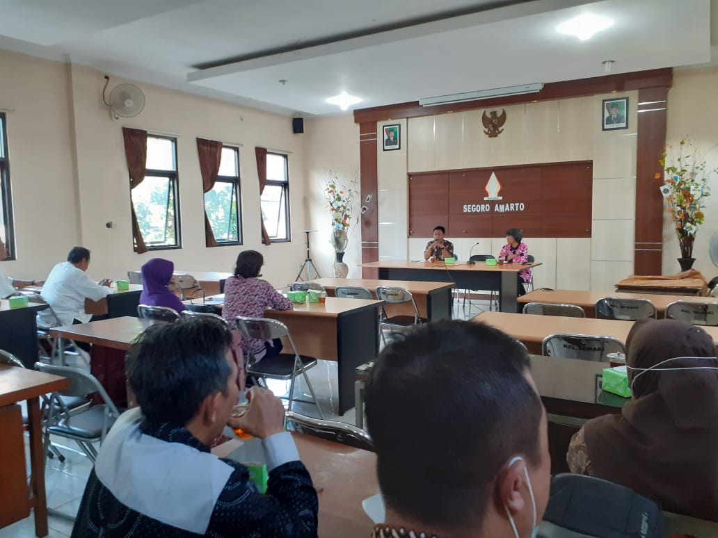 Kelurahan Semaki Adakan Rapat Koordinasi Pecegahan Covid-19